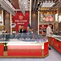 Thiết kế tiệm vàng Kim Hạnh II hiện đại và sang trọng